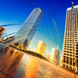 Dallas, Texas. Early morning.More images from Dallas in the lightbox:
